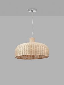 Caswell Rattan Dome подвесной потолочный светильник Pacific, Natural