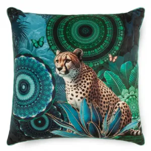 Модная декоративная подушка Nyah Мандала Hip, Dunkelblau + bedruckt