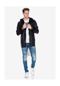 Куртка для отдыха в повседневном но элегантном стиле Cipo & Baxx, черный