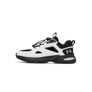 Низкие детские кроссовки для бега Under Armour, белый/черный
