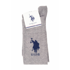 Носки выше колена 6 PACK LOGO SOLID U.S. Polo Assn., серый