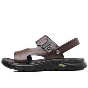 EGCHI Пляжные шлепанцы мужские черные