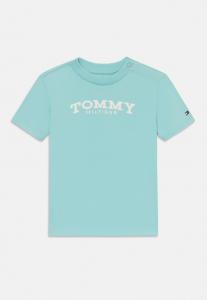 Футболка Tommy Hilfiger TEXTURED LOGO T-SHIRT, Ocean Spray/Light Blue