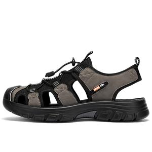 WARRIOR Речные треккинговые туфли мужские черно-серые, цвет Gray Black