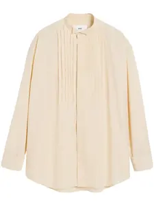 Рубашка со складками Ami Paris, нейтральный