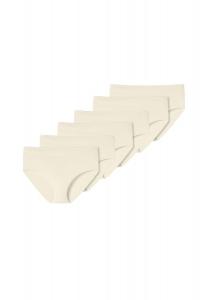 Трусики миди, 6 шт в упаковке из бамбукового хлопка Uncover by SCHIESSER, кремовый