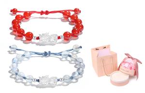 RUOK Браслет S999 Silver Moonstone унисекс