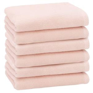 Linum Home Textiles Набор полотенец для пальцев Ediree из турецкого хлопка, 6 шт., цвет Blush
