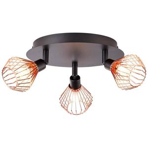 Потолочный светильник Brilliant Dalma II, металл - 3-пламенный