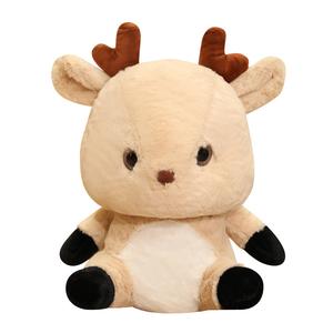 Олененок игрушка плюшевая кукла Mocha duck, хаки