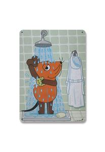 LOGOSHIRT Картина 'Die Maus - Dusche', мультиколор