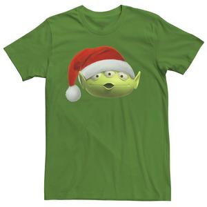 Мужская футболка «История игрушек инопланетянина» с изображением шляпы Санта-Клауса Disney / Pixar