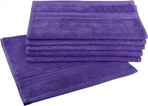 Полотенца гостевые Dyckhoff "Сиена", (6 шт.), с каймой 30х50 см (6 шт.), цвет ultraviolett