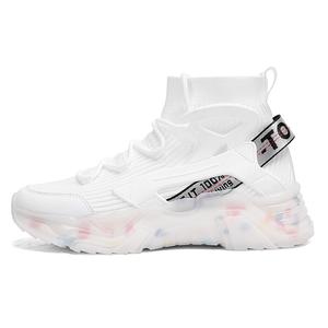 Износостойкие дышащие кроссовки Mid Top Casual для мужчин NMR, белый