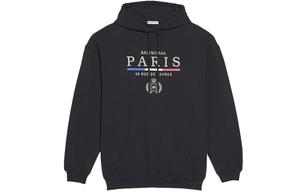 Толстовка женская Balenciaga с капюшоном, черный