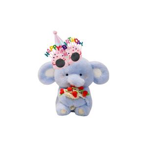 PUDOWRABBIT Плюшевая кукла Hug Rose Elephant высотой 30 см