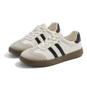 D FUSE SCANDINAVIA German Army Trainers Легкие Низкие Кроссовки для Скейтбординга 3,2 см Женские Экрю Черный