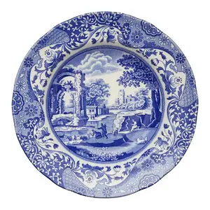 Portmeirion Синяя глубокая тарелка итальянский портмейрион, синий