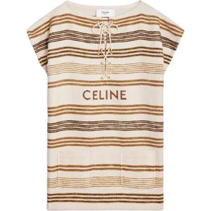 Платье с короткими рукавами женское оливковое Celine