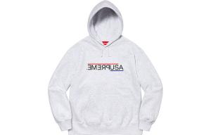 Толстовка унисекс Supreme, серый