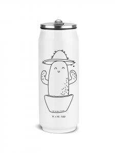 Mr. & Mrs. Panda Термос в виде кактуса без надписи, белый