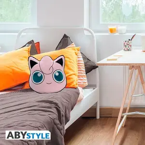 Подушка Покемон Jigglypuff Подушка розовая стандартная Abysse Corp
