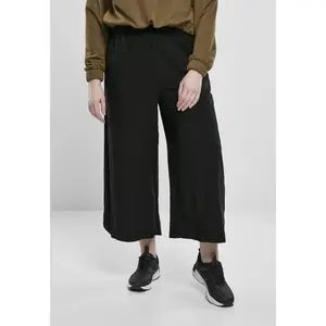 Брюки Urban Classics Wide Viscose Culotte Big, черный