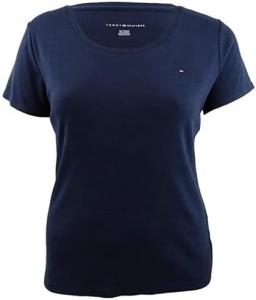 Tommy Hilfiger Женская базовая базовая хлопковая легкая мягкая, Navy