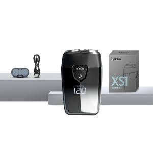 Xs1 rotary razors нержавеющая сталь двойное лезвие для всего тела моющаяся 3d плавающая бритва Beici, черный