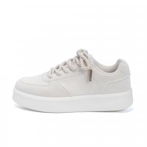 HUANQIU Кроссовки для скейтбординга Coverage, увеличивающие рост, износостойкие, бежевые, мужские