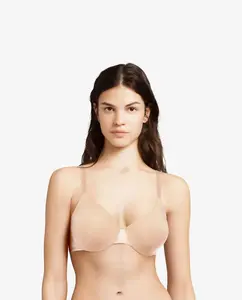 Гладкий бюстгальтер на косточках Essentiall предварительно сформированной формы Chantelle, бежевый