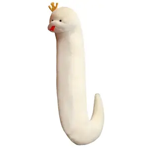 Змея Удачи Прибывает Плюшевая кукла 70см/90см/120см/140см высота Handsome, белый