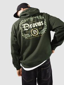 Худи Dravus Cigar Star Hoodie, forest green