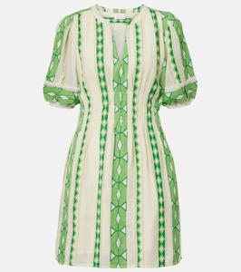 Мини-платье из хлопка с узором Lucy Velvet, Velvet