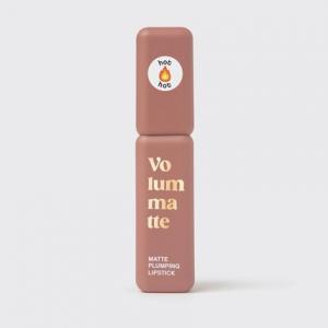 Стойкая матовая жидкая помада для губ Plumping Matte Liquid Lip Color 02 Nu Desir Vivienne Sabo