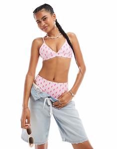 OOSC Strike of Luck: микс и подборка, розовый бикини-топ Boost 'em up