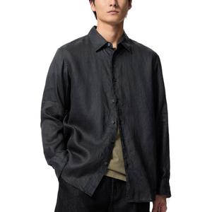 UNIQLO Рубашка унисекс черная