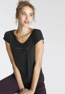 Функциональная рубашка FAYN SPORTS "Cuffed Tee" с прорезными рукавами, черный