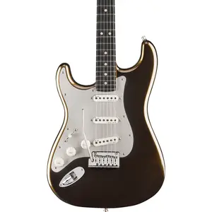 Электрогитара Fender American Ultra II Stratocaster для левшей с грифом из эбенового дерева, цвет Texas Tea