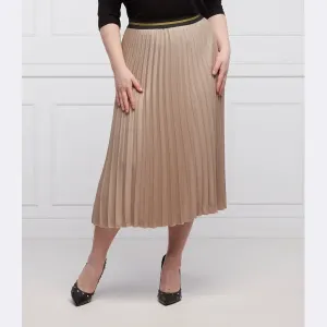 Восковая юбка больших размеров Persona By Marina Rinaldi, бежевый