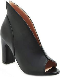 Женские сандалии MIOKE с открытым носком, массивным каблуком и высокой пяткой, модные туфли на каблуке без застежки, Black