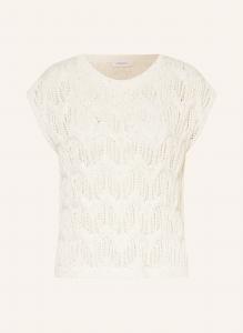 Вязаный топ с пайетками Darling Harbour, экрю