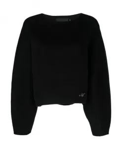 Повседневный черный шерстяной кашемировый пуловер Axel Arigato, черный