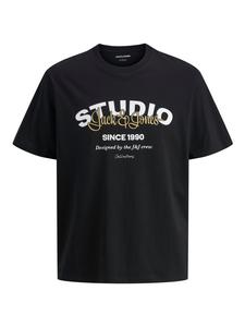 Футболка Юки черного цвета Jack & Jones