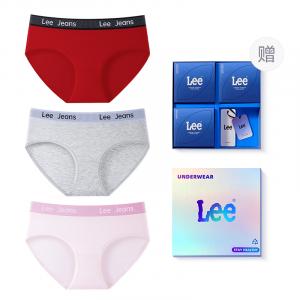 Классические трусы 101 для женщин упаковка 3 шт Lee, розовый