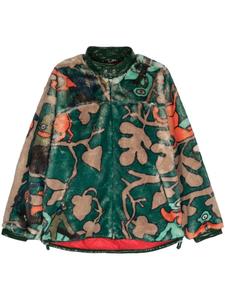 Walter Van Beirendonck куртка Sun с графичным принтом, зеленый