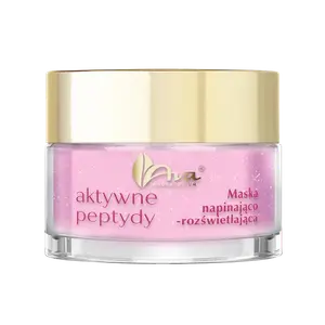 Подтягивающая и осветляющая сыворотка-маска для лица с эффектом сияния, 50 мл Ava Aktywne peptydy