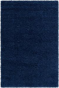 Ковер SAFAVIEH, 122 x 183 см, Hudson Shag Collection, Navy, идеален для помещений с высокой проходимостью: прихожая, гостиная, спальня (SGH285C)