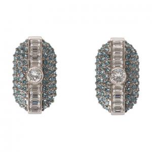 MIU MIU Серебряные металлические серьги для женщин