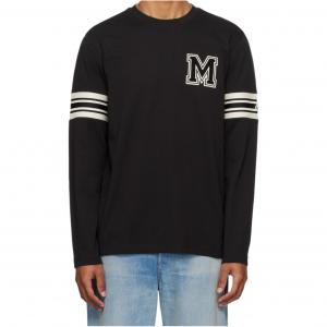 Футболка с вышивкой M Moncler, черный